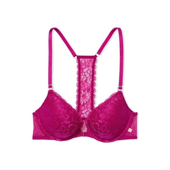 Victoria's Secret Sexy Tee Lace Push-Up T-Back Bra - Picture 3 of 4